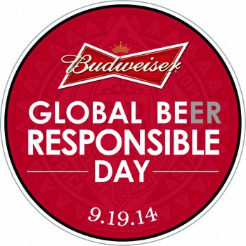budweiser global be responsible day logo