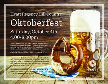 Oktoberfest Hyatt Hill Country flyer