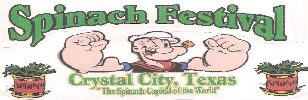 spinach festival banner