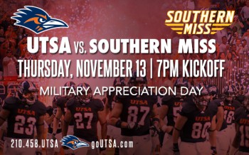 UTSA vs Southern Miss flyer