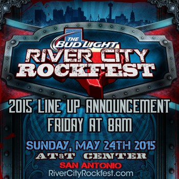 River City Rockfest lineup announcement flyer