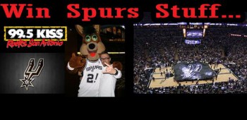 99.5 kiss win spurs stuff image