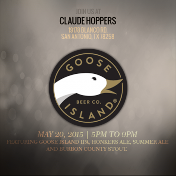 Claude Hoppers - Goose Tap Event ad